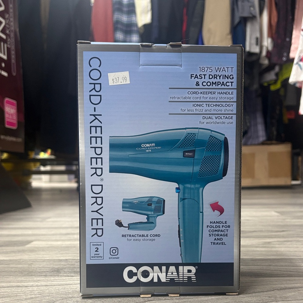 Conair Cord-Keeper Hair Dryer in Blue